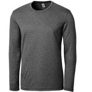 Clique Charge Active Mens Long Sleeve Tee - Black Heather - S - 1 of 1