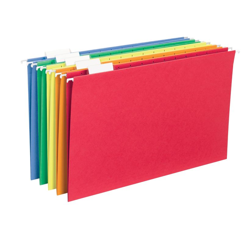 Smead Hanging File Folder with Tab, 1/5-Cut Adjustable Tab, Legal Size, 25 per Box, 5 of 9