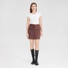 Women's Faux Suede Mini A-Line Skirt - Universal Thread™ - 4 of 4