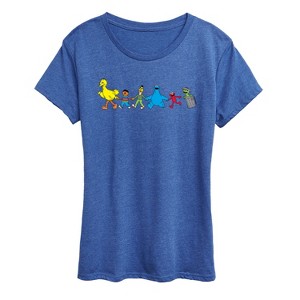 Women's - Sesame Street - SS Group Short Sleeve Graphic T-Shirt - 1 of 4