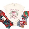 Simply Sage Market Women's Holly Jolly Cowgirl Coquette Short Sleeve Garment Dyed Tee - 3 of 4