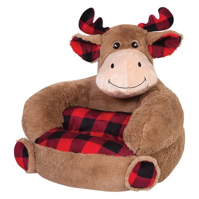 Buffalo Check Moose Plush Character Chair - Trend Lab