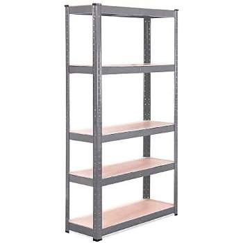 Metal Utility Shelf With Hooks Black - Brightroom™: Iron Wall Storage, Wire  Floating Shelf, 15lb Capacity : Target
