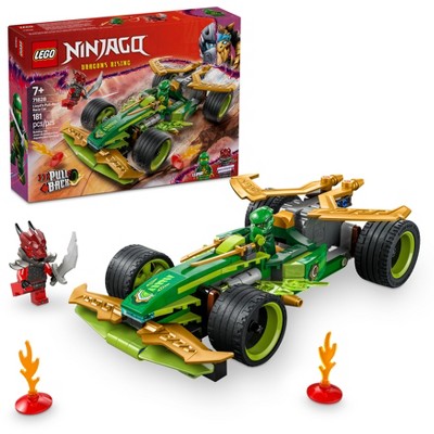 LEGO NINJAGO Lloyd's Pull-Back Race Car Building Toy for Pretend Play 71828