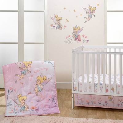 Lambs & Ivy 3pc Tinker Bell Crib Bedding Set