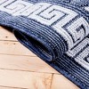 Obeetee Nimes Diamond Lattice Power Loomed Contemporary Indoor/Outdoor Area Rug - 4 of 4