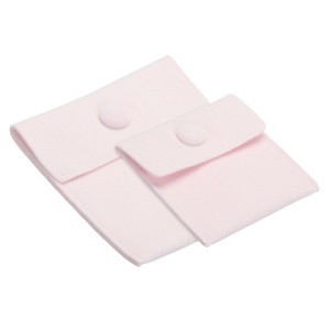 Unique Bargains Portable Velvet Jewelry Pouch with Snap Button for Necklace Bracelet 2 Pcs - 1 of 4