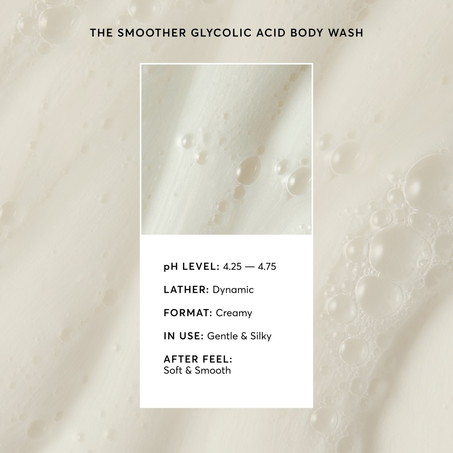 Отшелушивающий гель для душа с гликолевой кислотой Naturium The Smoother, 16.9 fl oz — фото 4