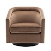 Classic Swivel Barrel Chair - WOVENBYRD - 2 of 4