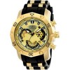 Invicta 23427 Men's Pro Diver Gold Dial Yellow Steel & Silicone Strap Chronograph Watch - 2 of 4