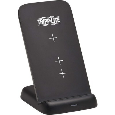 Tripp Lite 10W Wireless Fast-Charging Stand With International AC Adapter, Black - 12 V DC Input - 5 V DC, 9 V DC Output - Input connectors: USB