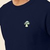 Dalix Mushroom (Glow in the Dark) Embroidered Fleece Sweatshirt Pullover Mens - 4 of 4