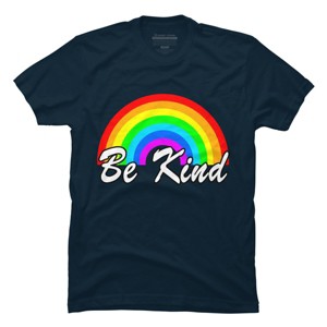 Adult Design By Humans Be Kind Rainbow Autism Awareness By T-Shirt - 1 of 2