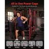 Power Cage, Multi-Functional Power Racks for Home Gym with Cable Crossover System, 1600LBS Weight Capacity Fitness Squat Rack for Strength Workout - 2 of 4