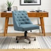 Estelle Velvet Task Chair Upholster Office Chair Swivel Home Desk Chair | Karat Home - 2 of 4