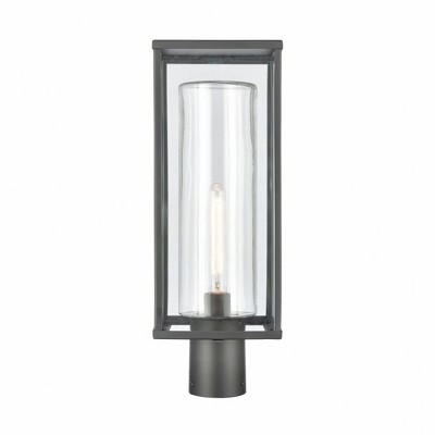 Elk Home Augusta 1 - Light Post Light in  Matte Black