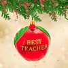 Kurt S. Adler 3.25 In Best Teacher Apple Christmas Tree Ornament , Christmas (1PC) - 2 of 4