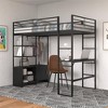 Twin Dune Loft Bed with Desk and Storage - Room & Joy - 2 of 4