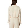Women's Austin Cropped Guaze Shirt Top - NIA - 3 of 4