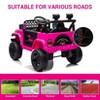 Kids Ride On Truck Car, 12V Battery Powered Ride On Toy for Toddlers, Electric Vehicle with Remote Control, Spring Suspension, LED Lights, Music - 3 of 4