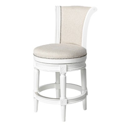 Maven Lane Pullman Wooden Kitchen Swivel Stool