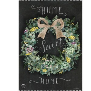 Briarwood Lane Everyday House Flag 40x28 For Outdoor Home Sweet Home Wreath House Flag - 1 of 3