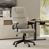 Diamond, PU Leather Office Chair,28.50" D x 26.00" W x 45.63''-49.63" H,Gray - 2 of 4