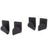 The Lakeside Collection Wall Mounted Lid Holder Pot Lid Organizer Self Adhesive 2 Pairs - 4 of 4