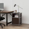 Fortune Candy 25.39'' Tall 1 Door Modular Design Metal Nightstand - 4 of 4