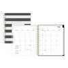 Day Designer 2025 Daily/Monthly Planner 10.16"x9.49" Wirebound Rugby Stripe Black: Adult Calendar, Tabs, Paper 8x10 - 4 of 4