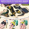 QUOKKA Wooden Puzzles for Toddlers 1 2 3 – 3x SET Toddler Puzzles Ages 2-4 - Montessori Toy for Toddlers - 3 of 4
