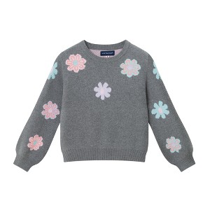 Andy & Evan  Toddler  Floral Intarsia Sweater - 1 of 3
