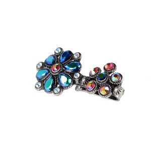 CTM Women's Western Stone Embellished Hat Clip - 1 of 2