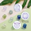 Unique Bargains Glass Jellyfish Wind Bell Beads 12 Pcs - 2 of 4