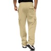 G-Style USA Men's Solid Fleece Heavyweight Cargo Pants - 3 of 4