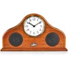 Pyle 2-in-1 Retro Vintage Style Clock & Bluetooth Stereo Speaker System with Dual Speakers, USB Charging, and Wireless Audio Streaming – PVNTLCL41BT - 2 of 4