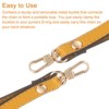 Unique Bargains Leather Removable Wallet Keychain Bag Replacement Wristlet Strap - 4 of 4
