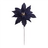 Glittered Poinsettia Flower Stem (Set of 6) - 2 of 2