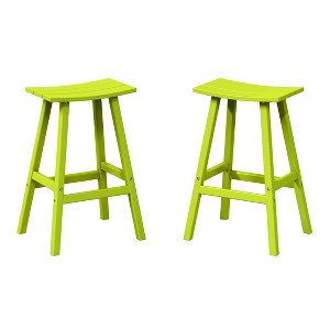 WestinTrends Outdoor Patio Adirondack Counter Height Stool Chair - 1 of 4