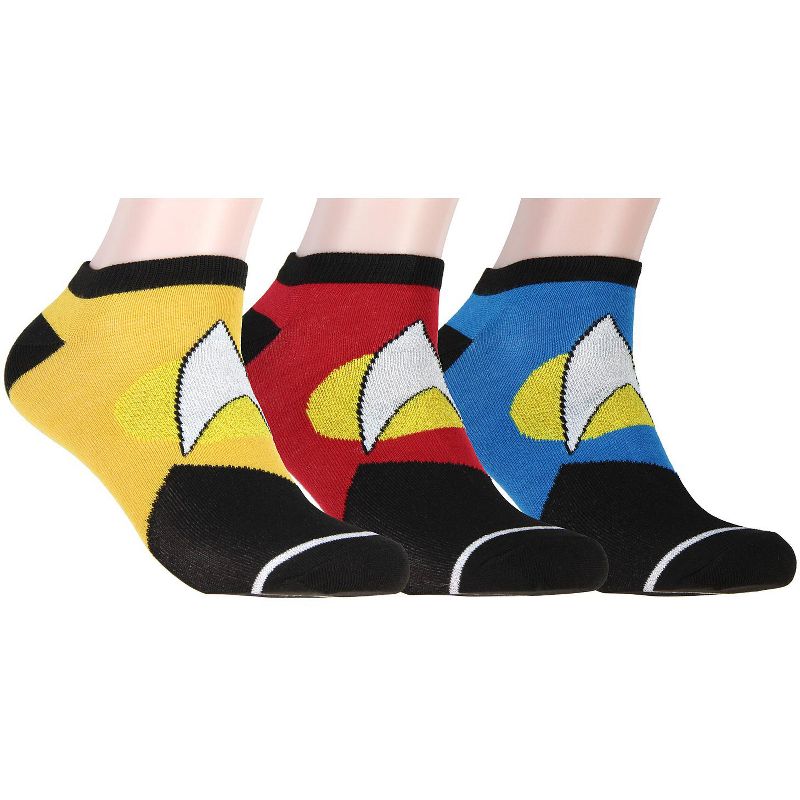Star Trek Socks The Next Generation Ankle Socks (3 Pack) Multicoloured, 1 of 5