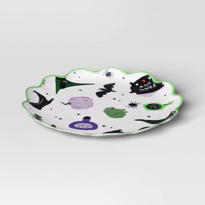 10.5" Halloween Melamine Novelty Dinner Plate - Hyde and EEK! Boutique™
