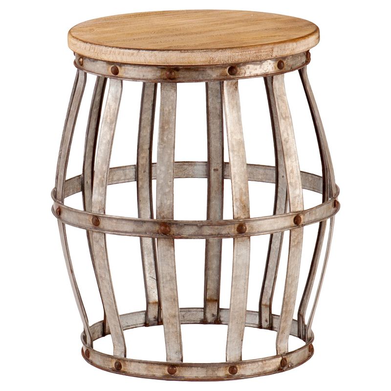 Menning Accent Table Weathered Fir - Aiden Lane, 1 of 8