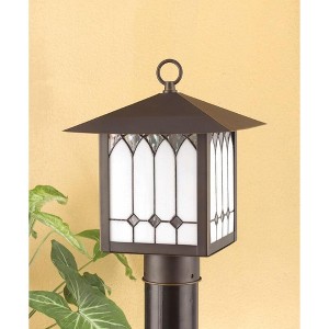 Cal Lighting Post Lights 120V, E27, 60W MAX, 9X12, S/B - 1 of 2