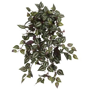 Nearly Natural 23-in Tradescantia Hanging Artificial Plant (Set of 4) - 1 of 1