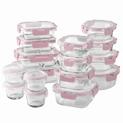 Cook With Color 32pc Glass Food Storage Container Set