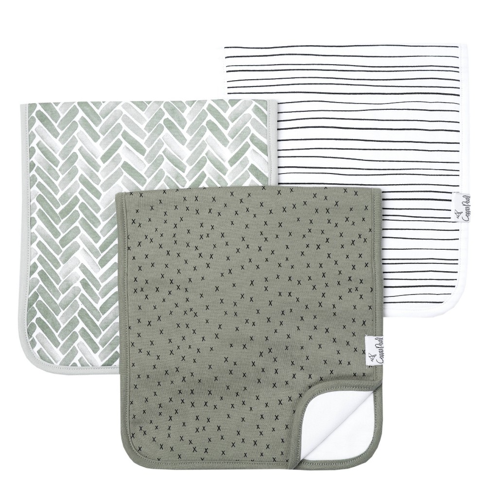 Copper Pearl Alta Burp Cloth - 3pk