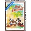 Trends International Disney Mickey Mouse & Donald - Best Friends Framed Wall Poster Prints - 3 of 4