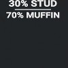 Rerun Island Men's 30 Stud 70 Muffin Short Sleeve Graphic Cotton T-Shirt - 2 of 3