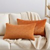 REGALWOVEN Velvet Solid Decorative Scallop Texture Modern Pillowcases 2 Pcs - 2 of 4