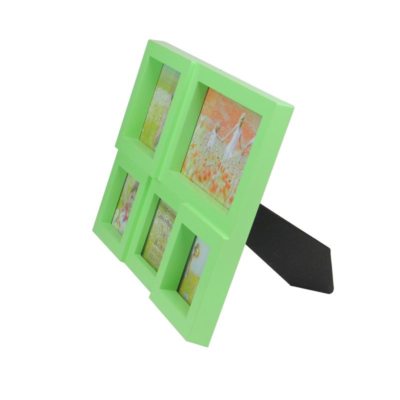 Northlight 11.5" Green Multi-Sized Puzzled Collage Photo Picture Frame Wall Decoration, 2 of 4